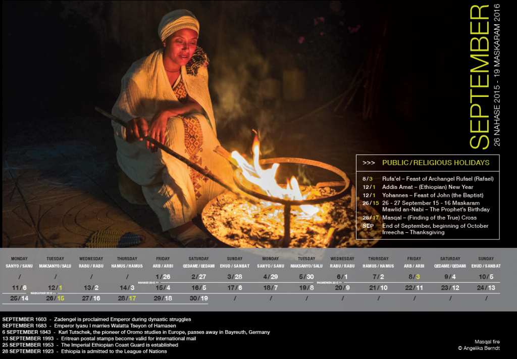 Äthiopischer Kulturkalender jetzt auch über die Buchhandlung Ludwig 